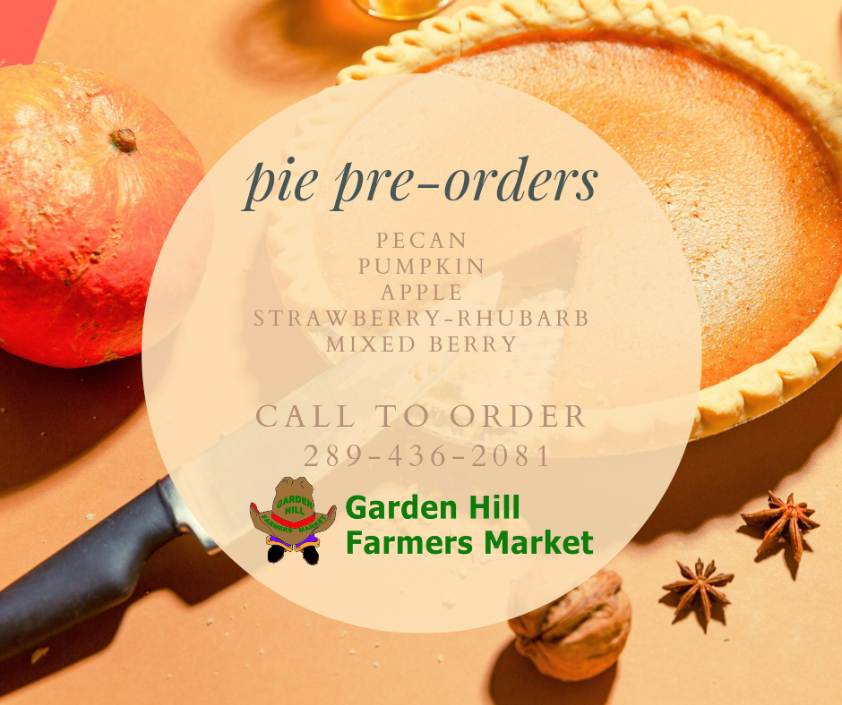 Pie pre-order